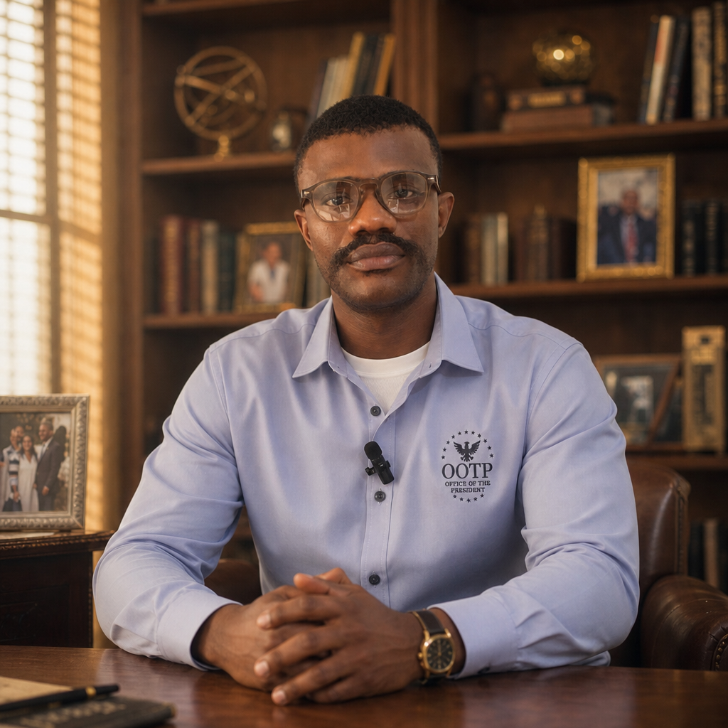 Mr President Ekemena Prince, mentor to African creators, Founder of the 7 Figure Digital Creators Online Family and the Office Of The President