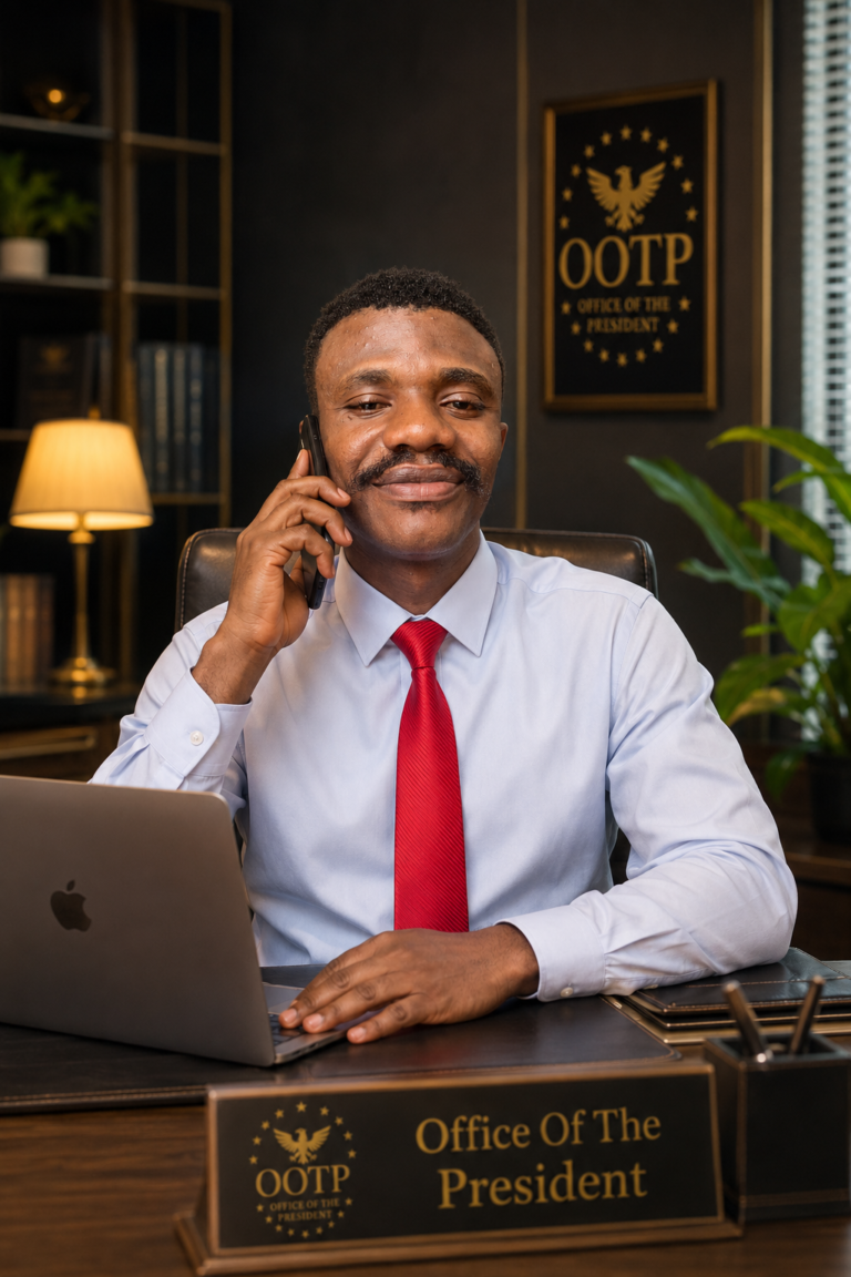 Mr President Ekemena Prince, Founder of the Office Of The President and 7FDCOF
